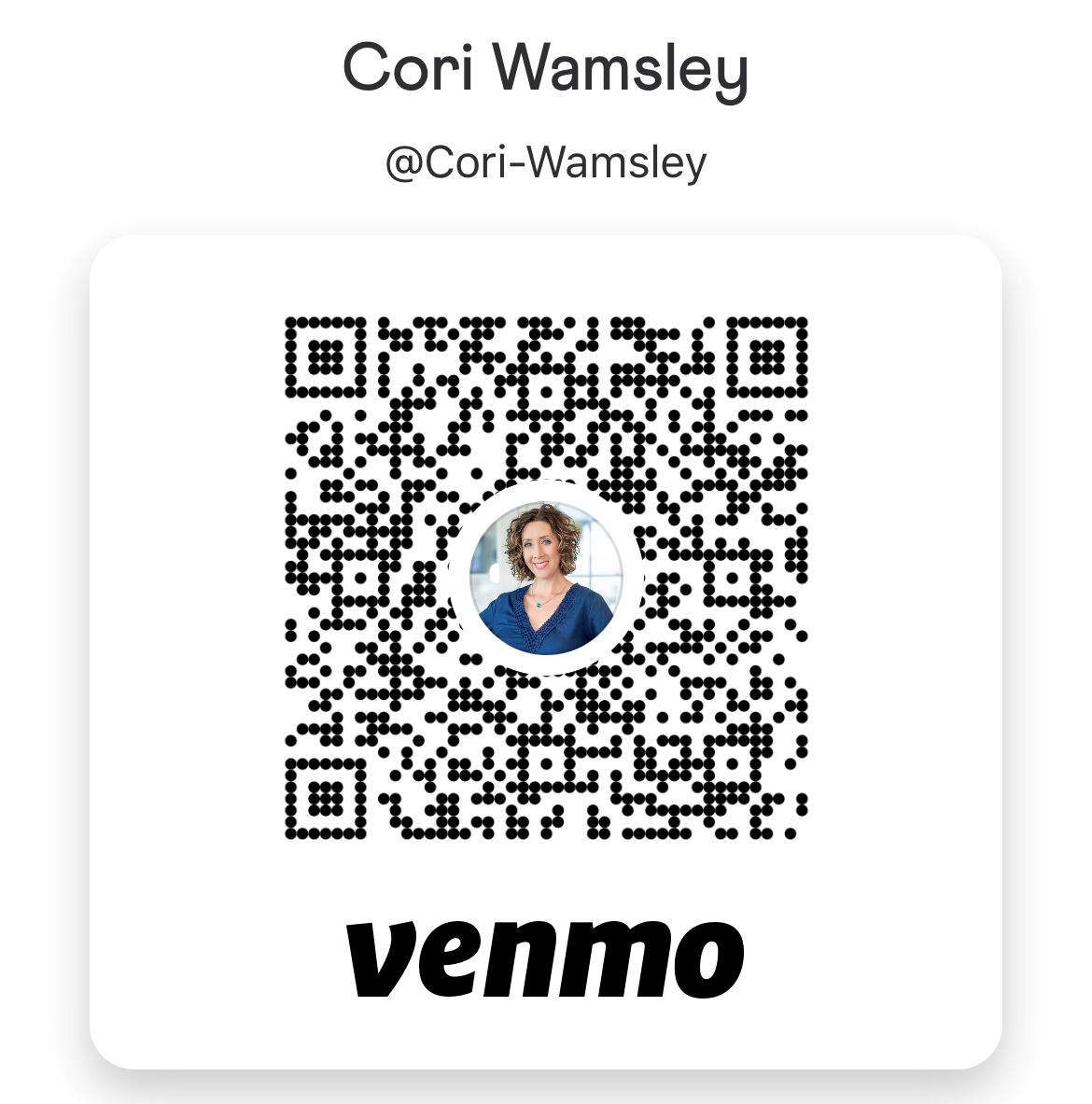 Cori's Venmo QR 2